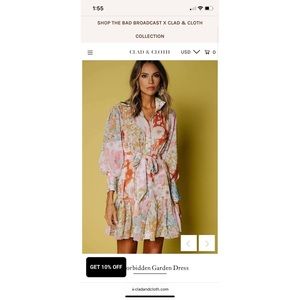 Clad and Cloth Forbidden Garden Dress